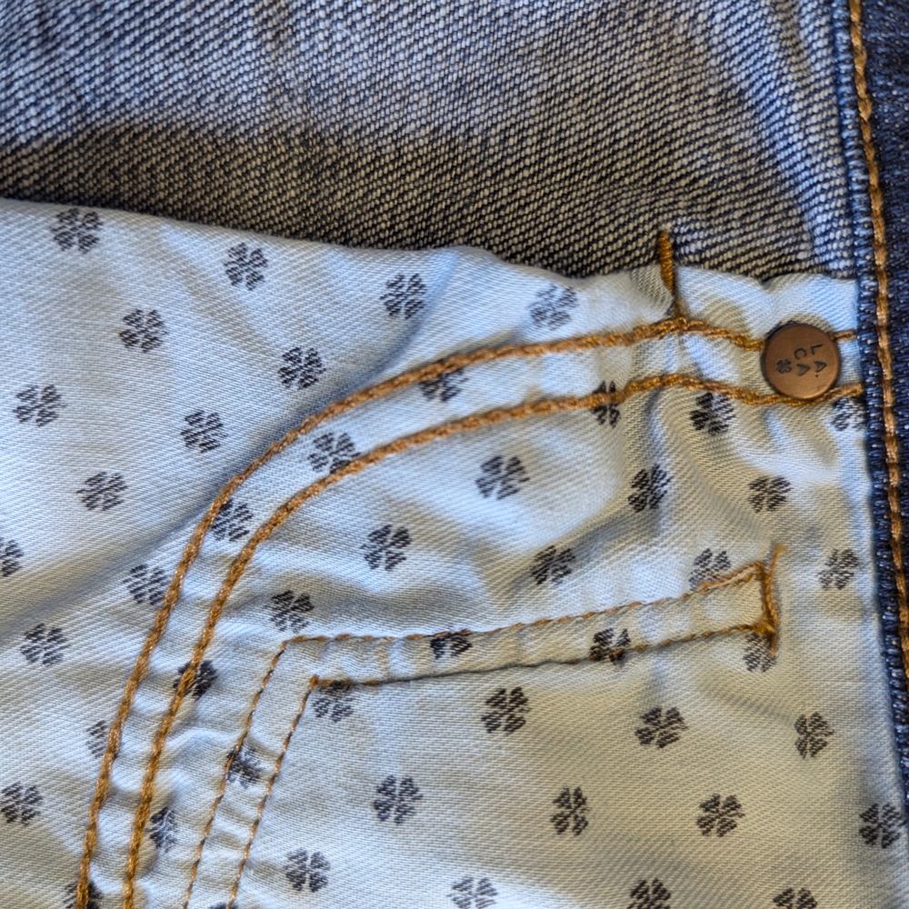 Lucky Brand | Size 24/00 | Blue Jean Shorts Classic Cut-Off Style - Picture 10 of 12